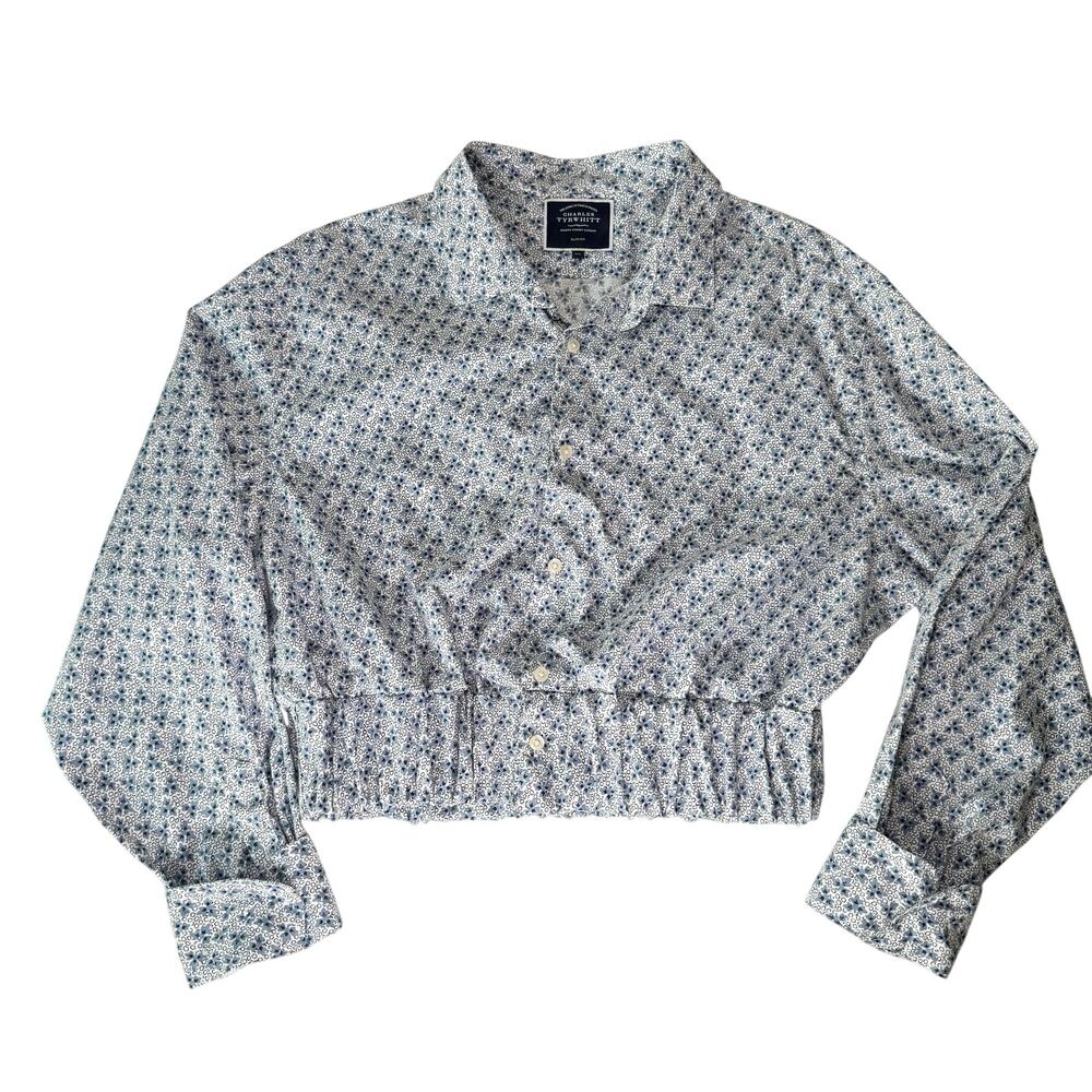 Upcycled Cotton men’s button down shirt